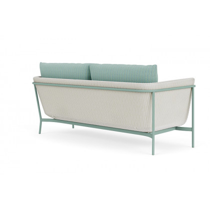 Lloyd Flanders™ Solstice Sofa  - Matte White, Sea Glass