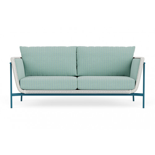 Lloyd Flanders™ Solstice Sofa  - Matte White, Peacock