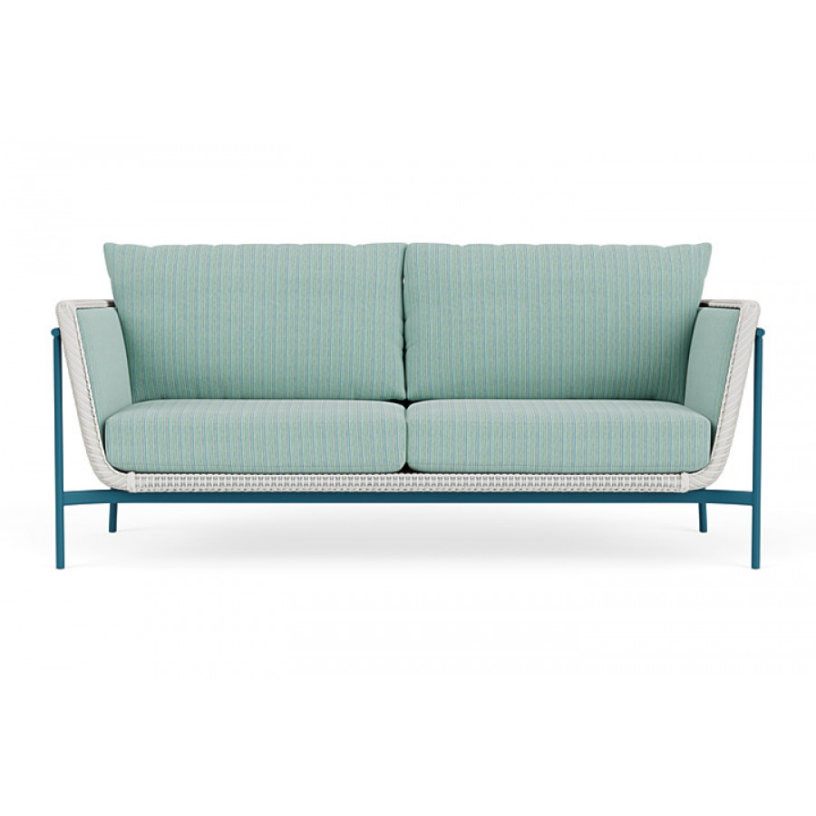 Lloyd Flanders™ Solstice Sofa  - Matte White, Peacock