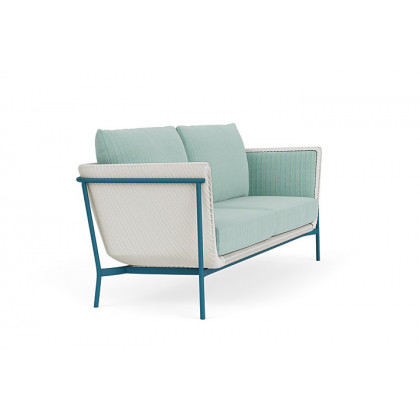 Lloyd Flanders™ Solstice Sofa  - Matte White, Peacock