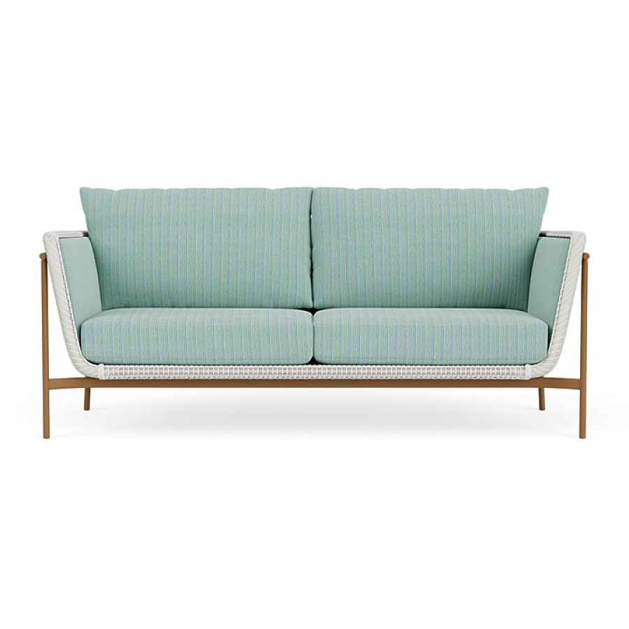 Lloyd Flanders™ Solstice Sofa  - Matte White, Hickory