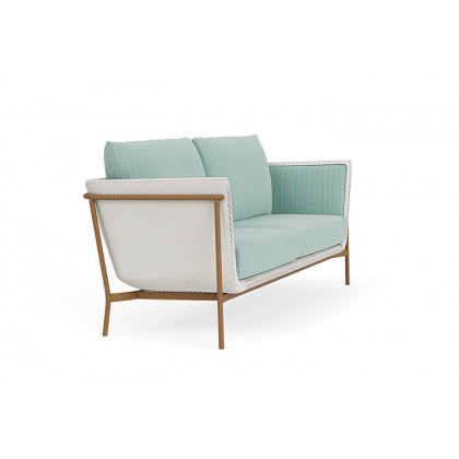 Lloyd Flanders™ Solstice Sofa  - Matte White, Hickory