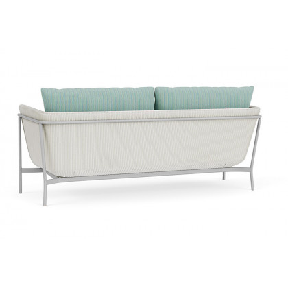 Lloyd Flanders™ Solstice Sofa  - Matte White, Metallic Silver