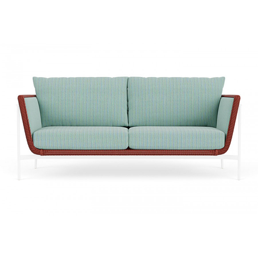 Lloyd Flanders™ Solstice Sofa  - Terracotta, White
