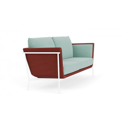Lloyd Flanders™ Solstice Sofa  - Terracotta, White