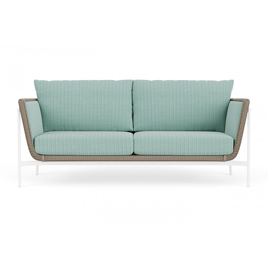 Lloyd Flanders™ Solstice Sofa  - French Beige, Matte White