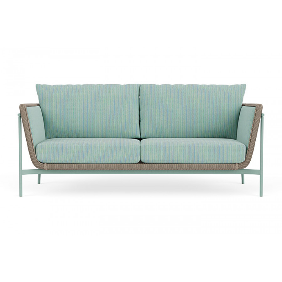 Lloyd Flanders™ Solstice Sofa  - French Beige, Sea Glass