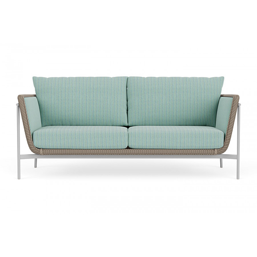 Lloyd Flanders™ Solstice Sofa  - French Beige, Metallic Silver