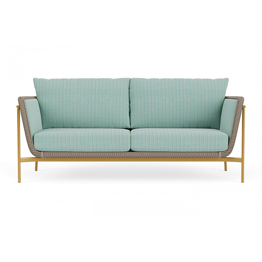 Lloyd Flanders™ Solstice Sofa  - French Beige, Metallic Gold