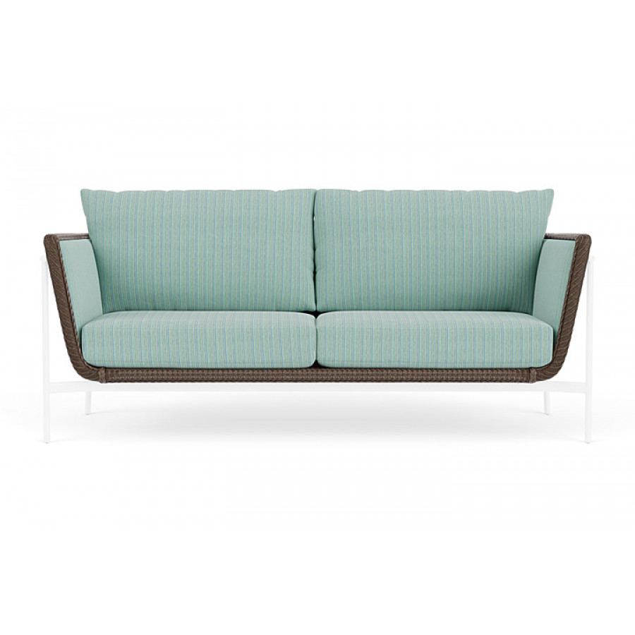 Lloyd Flanders™ Solstice Sofa  - Bark, White