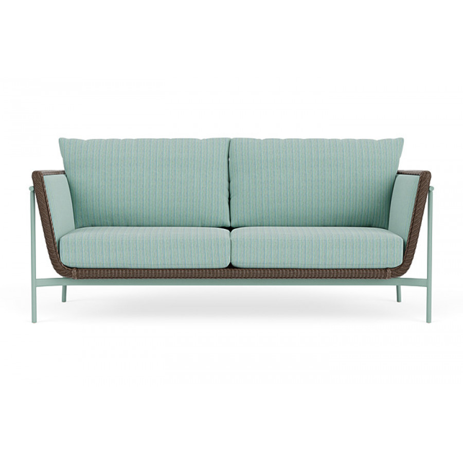 Lloyd Flanders™ Solstice Sofa  - Bark, Sea Glass