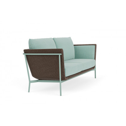 Lloyd Flanders™ Solstice Sofa  - Bark, Sea Glass