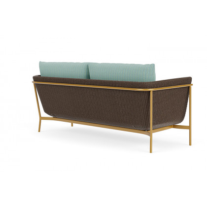 Lloyd Flanders™ Solstice Sofa  - Bark, Metallic Gold