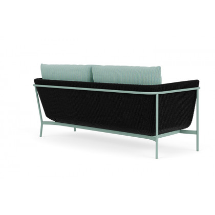 Lloyd Flanders™ Solstice Sofa  - Ebony, Sea Glass