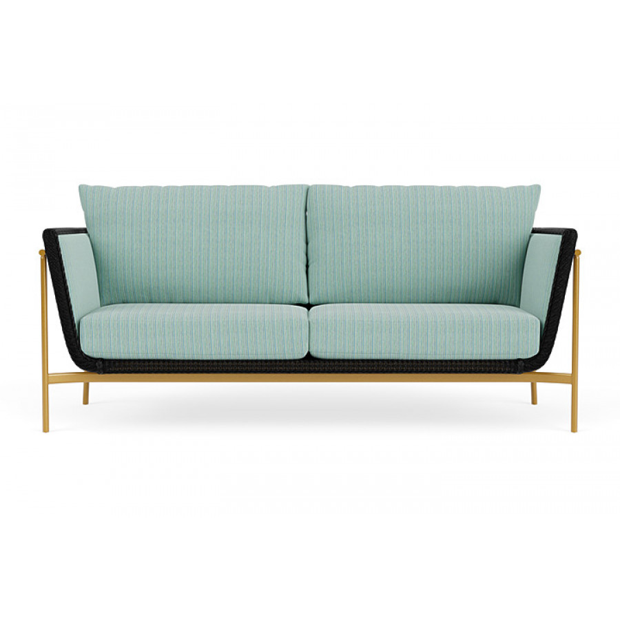 Lloyd Flanders™ Solstice Sofa  - Ebony, Metallic Gold