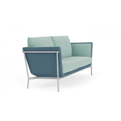Lloyd Flanders™ Solstice Sofa  - Stillwater, Metallic Silver