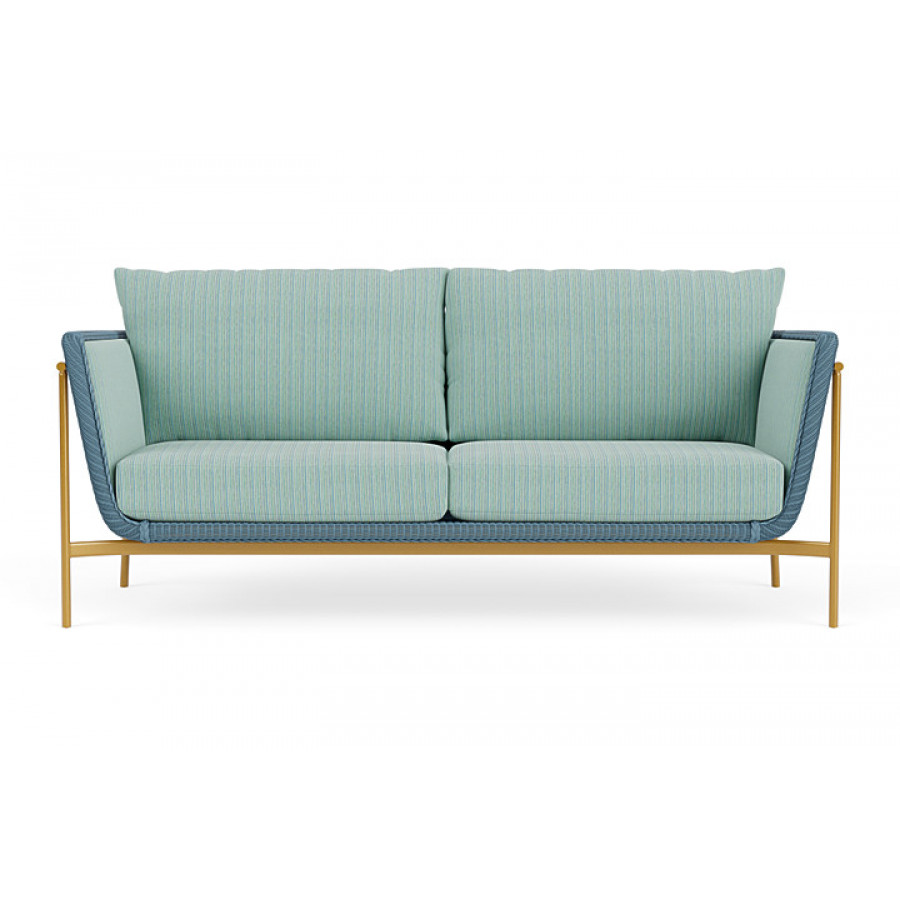 Lloyd Flanders™ Solstice Sofa  - Stillwater, Metallic Gold