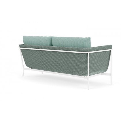 Lloyd Flanders™ Solstice Sofa  - Sea Glass, Matte White
