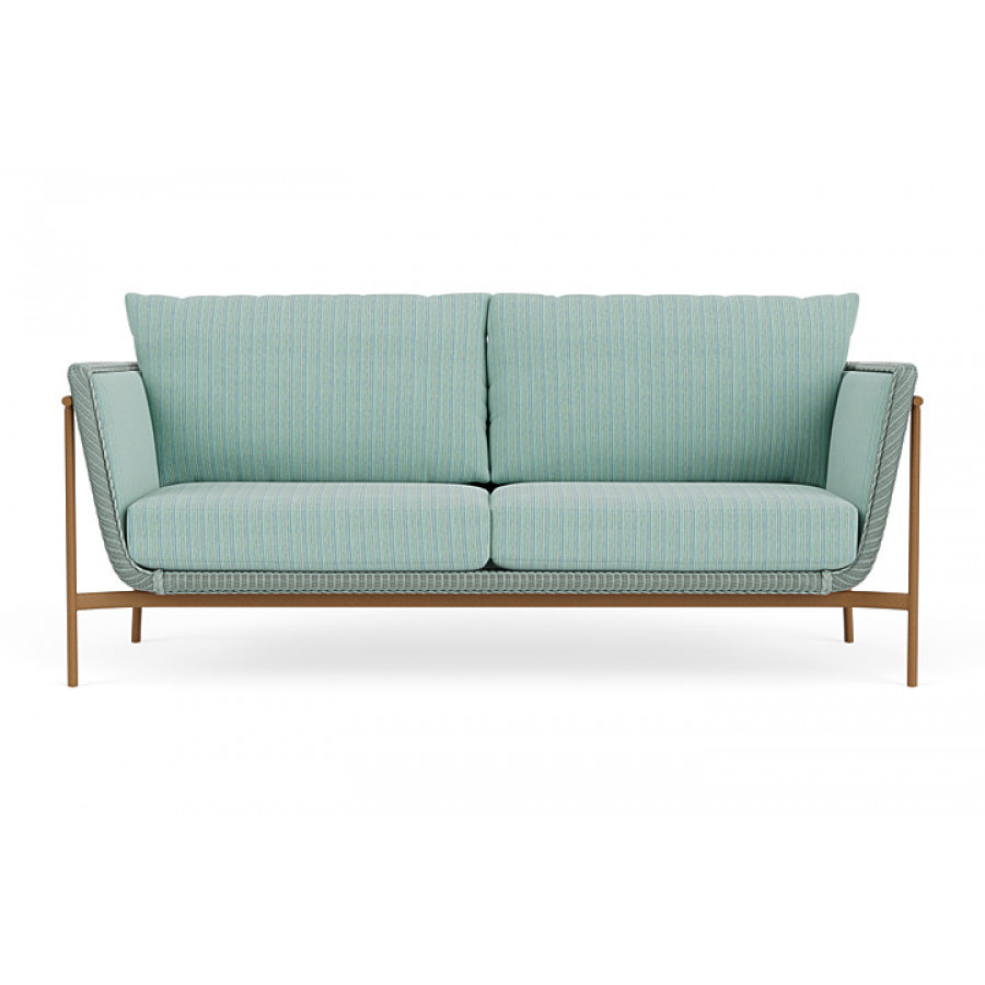 Lloyd Flanders™ Solstice Sofa  - Sea Glass, Hickory