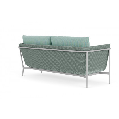 Lloyd Flanders™ Solstice Sofa  - Sea Glass, Metallic Silver