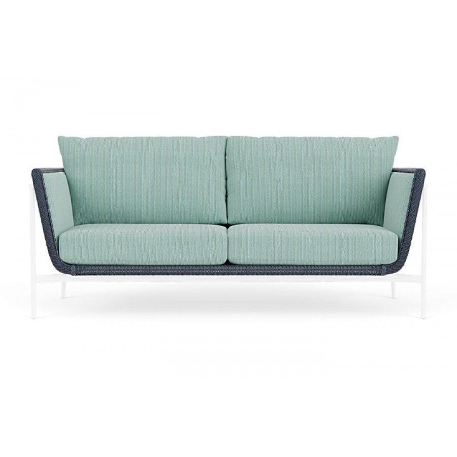 Lloyd Flanders™ Solstice Sofa  - Denim Blue, White