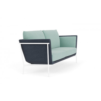Lloyd Flanders™ Solstice Sofa  - Denim Blue, White