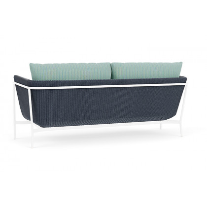 Lloyd Flanders™ Solstice Sofa  - Denim Blue, White