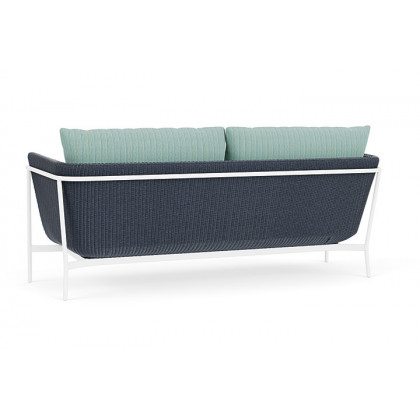 Lloyd Flanders™ Solstice Sofa  - Denim Blue, Matte White