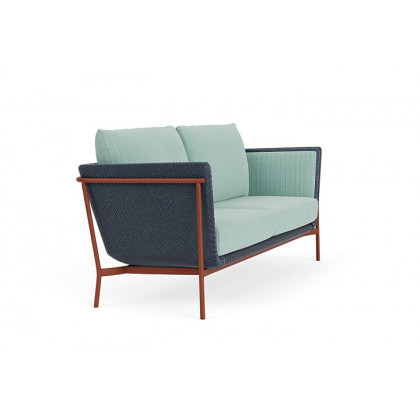 Lloyd Flanders™ Solstice Sofa  - Denim Blue, Terracotta