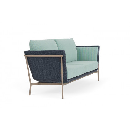 Lloyd Flanders™ Solstice Sofa  - Denim Blue, French Beige