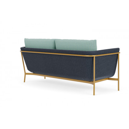 Lloyd Flanders™ Solstice Sofa  - Denim Blue, Metallic Gold