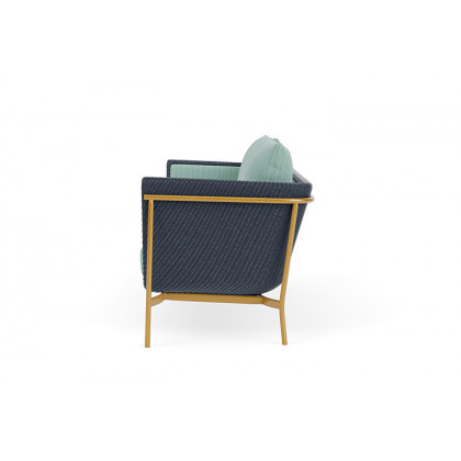 Lloyd Flanders™ Solstice Sofa  - Denim Blue, Metallic Gold