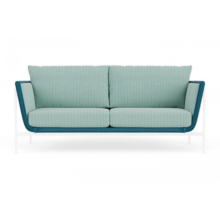 Lloyd Flanders™ Solstice Sofa  - Peacock, White