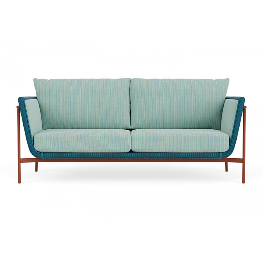 Lloyd Flanders™ Solstice Sofa  - Peacock, Terracotta