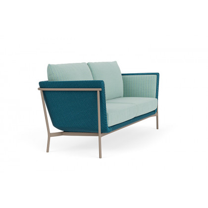Lloyd Flanders™ Solstice Sofa  - Peacock, French Beige