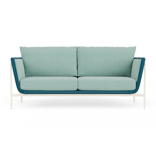 Lloyd Flanders™ Solstice Sofa  - Peacock, Ivory