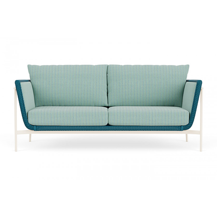 Lloyd Flanders™ Solstice Sofa  - Peacock, Ivory