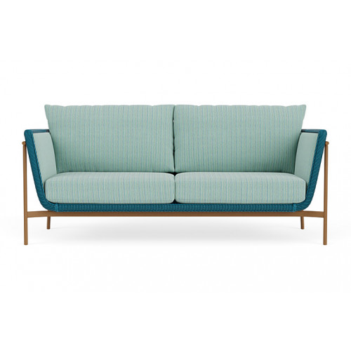 Lloyd Flanders™ Solstice Sofa  - Peacock, Hickory