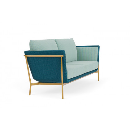 Lloyd Flanders™ Solstice Sofa  - Peacock, Metallic Gold
