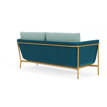 Lloyd Flanders™ Solstice Sofa  - Peacock, Metallic Gold