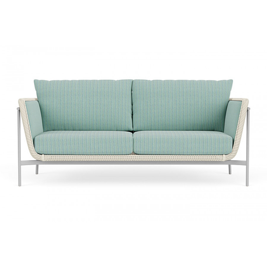 Lloyd Flanders™ Solstice Sofa  - Ivory, Metallic Silver