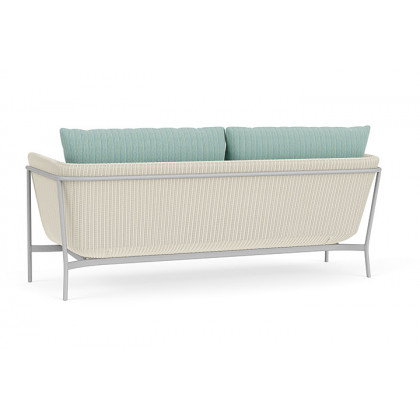 Lloyd Flanders™ Solstice Sofa  - Ivory, Metallic Silver