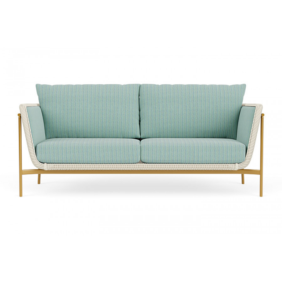 Lloyd Flanders™ Solstice Sofa  - Ivory, Metallic Gold