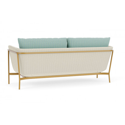 Lloyd Flanders™ Solstice Sofa  - Ivory, Metallic Gold