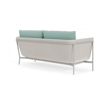 Lloyd Flanders™ Solstice Sofa  - Antique White, Metallic Silver