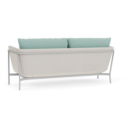 Lloyd Flanders™ Solstice Sofa  - Antique White, Metallic Silver