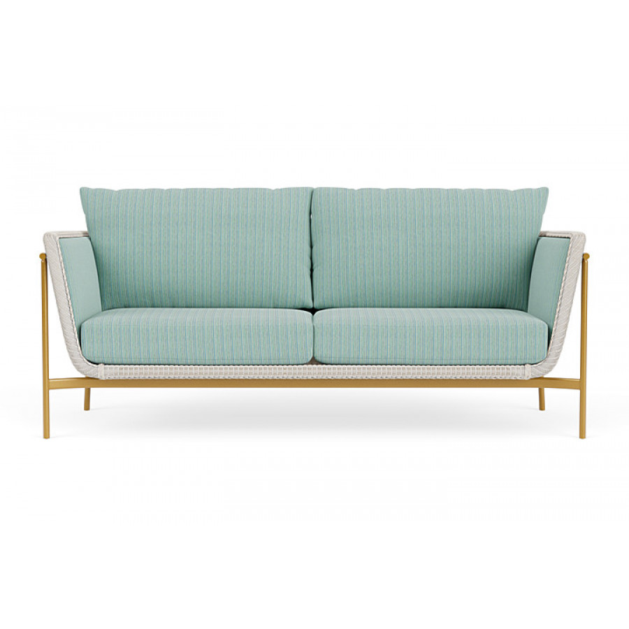 Lloyd Flanders™ Solstice Sofa  - Antique White, Metallic Gold