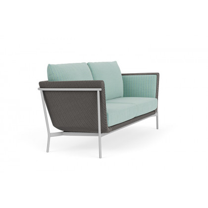 Lloyd Flanders™ Solstice Sofa  - Pewter, Metallic Silver