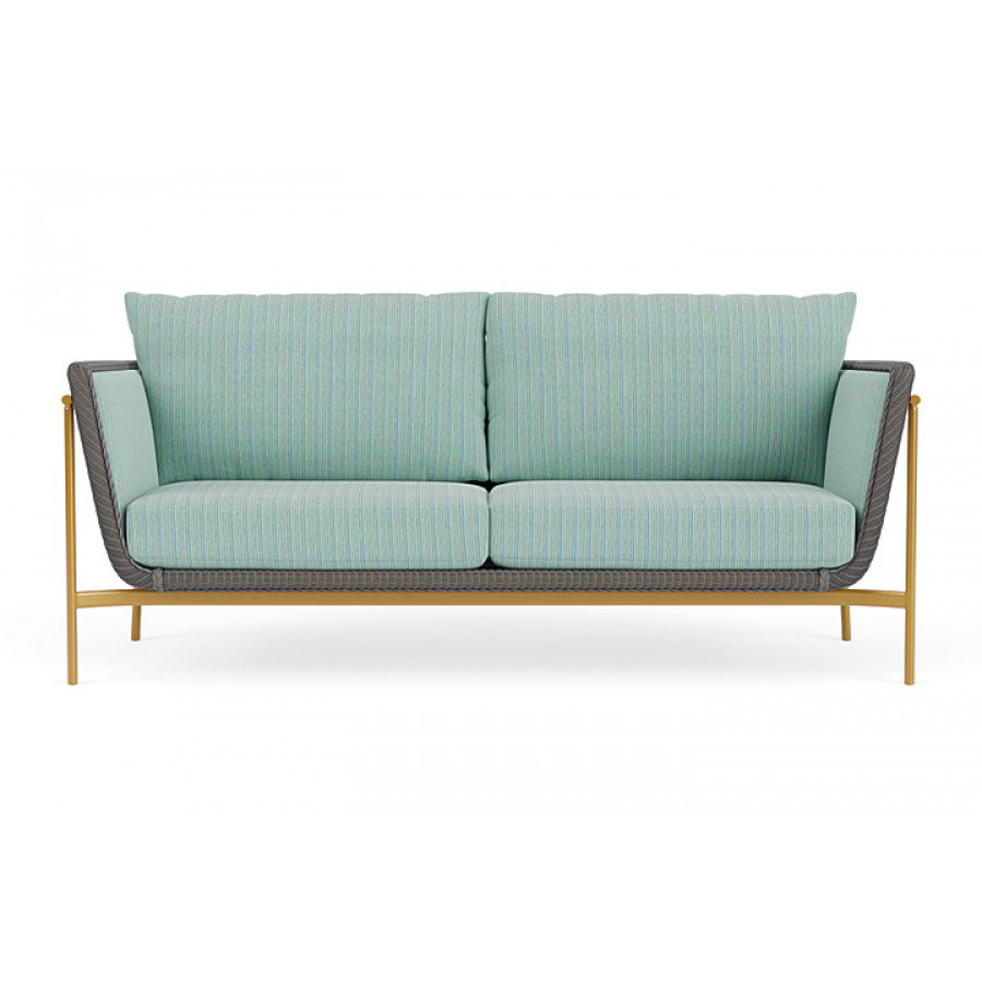 Lloyd Flanders™ Solstice Sofa  - Pewter, Metallic Gold