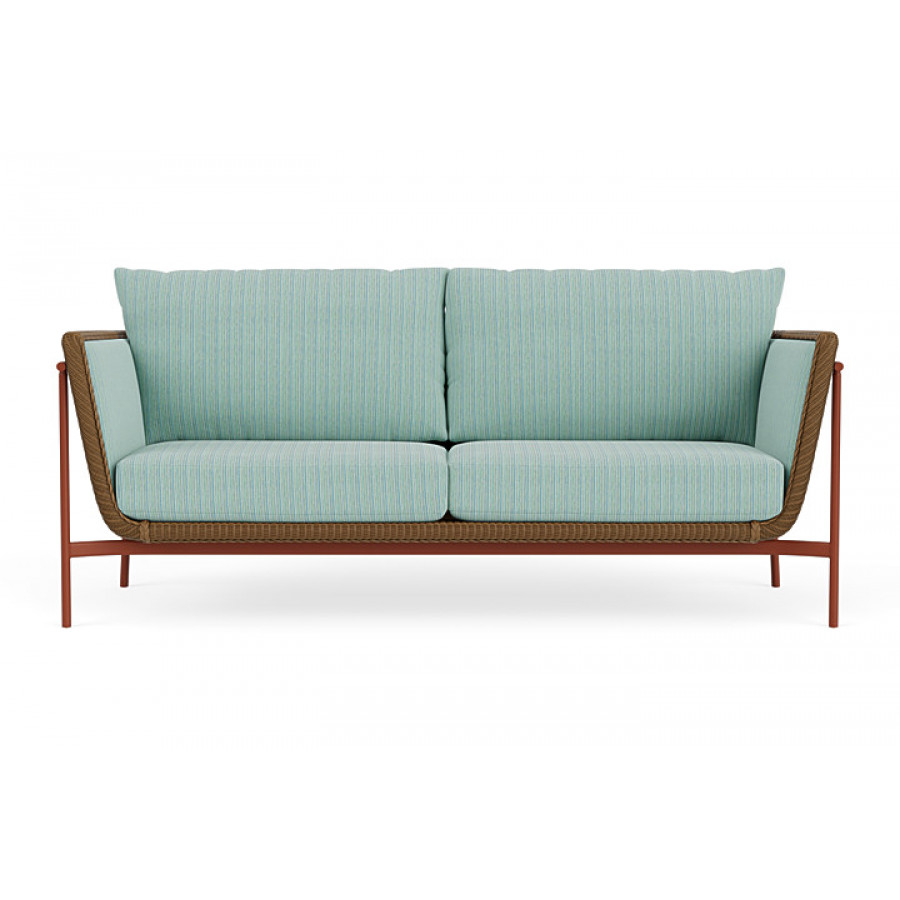 Lloyd Flanders™ Solstice Sofa  - Hickory, Terracotta